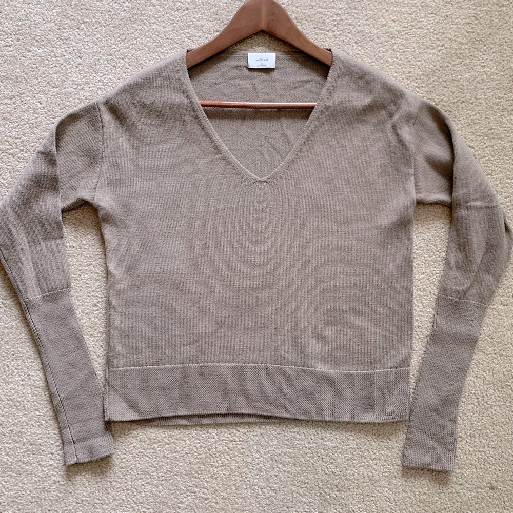 Wilfred Knit Crop Sweater